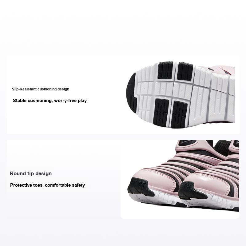 Nike Dynamo Free Низкие Спортивные Повседневные Кроссовки Детские Кроссовки Черные Розовые 343738-027