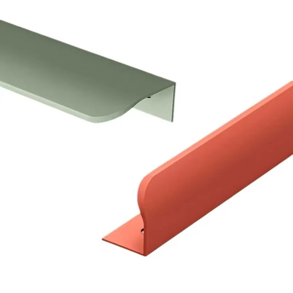 Aluminum Zinc Zinc Alloy nvisible Cabinet Handles Arc Design Cabinet Arc Design  Kitchen Cabinet