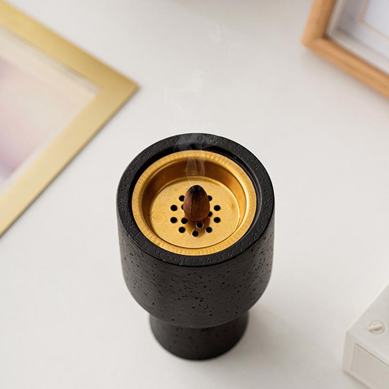 1шт цемент уникальный однотонный настольный стол ручное украшение цветной блок атмосфера ароматерапия печь декоративные товары для дома