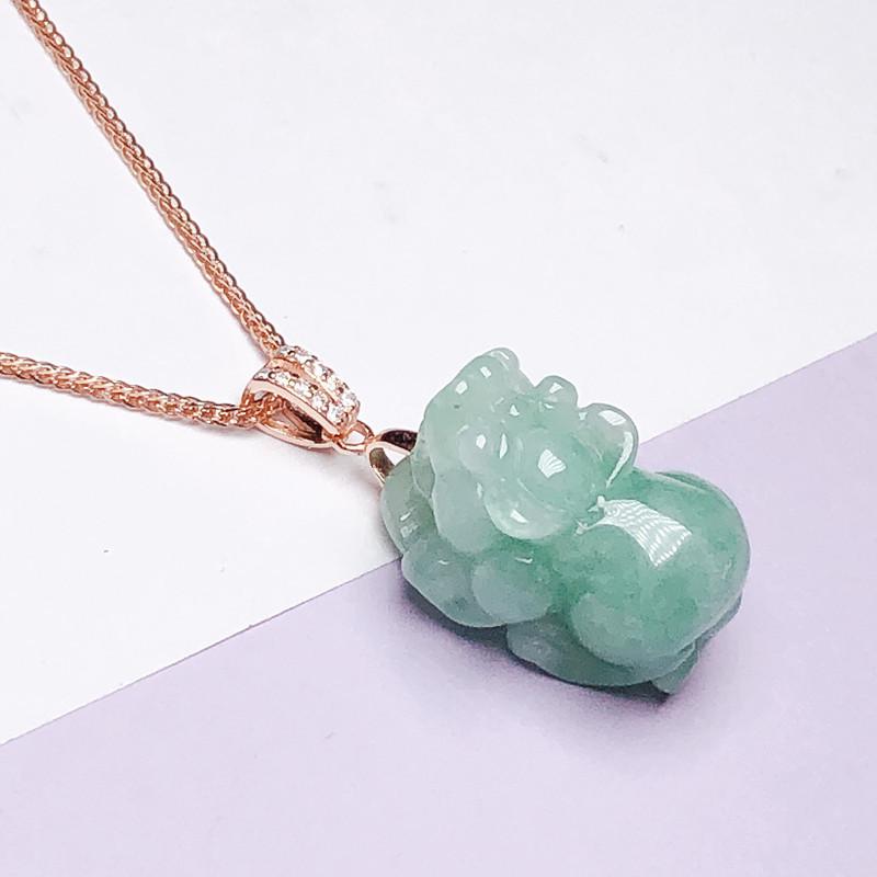 Пряжка из стерлингового серебра S925 для ожерелья Jade Buddha/Guanyin Pixiu