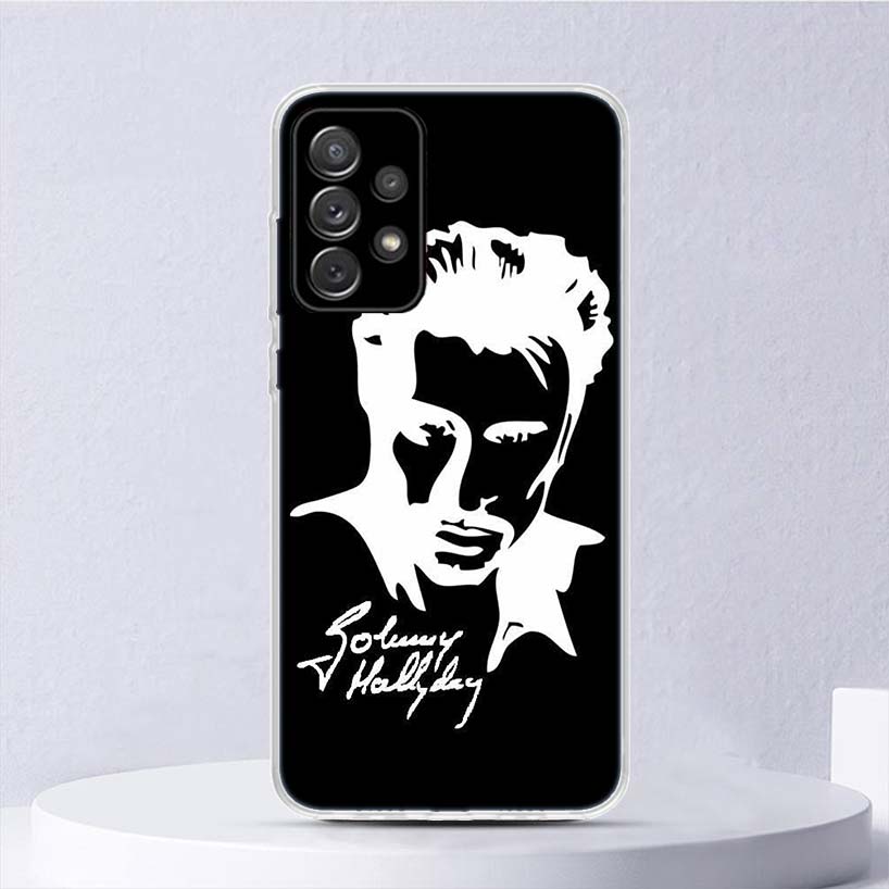 Мягкий чехол для телефона Johnny Hallyday для Samsung Galaxy A51 A71 A50 A70 A21S Чехол для телефона A30 A20E A10 A31 A41 A6 A7 A8 A9 Оболочка Coque