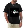 Харуки Мураками 1Q84 дизайн Футболка affliction shirts модные футболки Футболка с коротким рукавом мужская