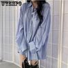 Thin Sunscreen Shirt Breathable Draping Medium Long Sleeve Top Summer Solid Casual Loose Fitting Blouse Wholesale