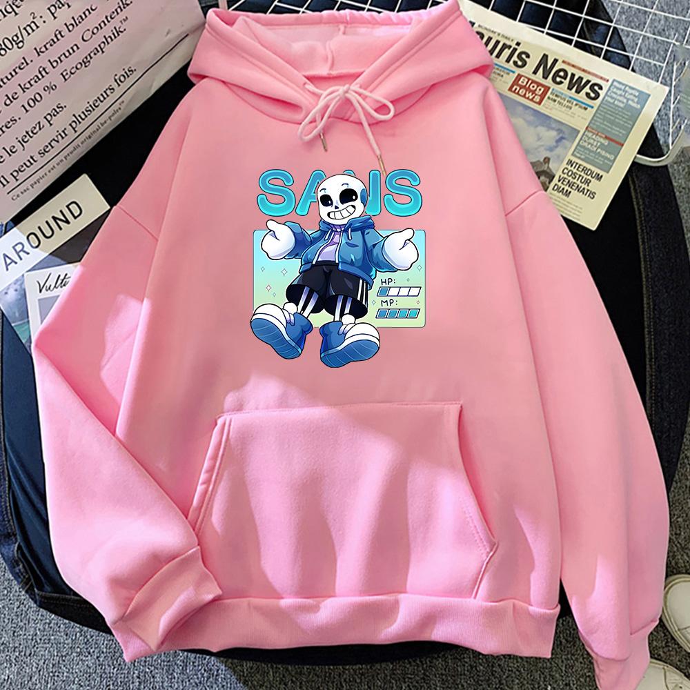 Undertale Sans Print Hoodies Men/women Winter Fleece Sweatshirts Manga Clothing Comfortable Crewneck Pullovers Casual Sudaderas