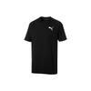 Modern Print Logo Crew Neck T-Shirt Men Tops Black 844156-01