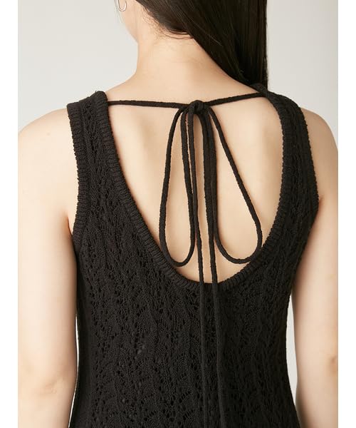 FRAY Сетчатое кружево вязаное черное I.D.. Женское платье Ame-Sli, FWNO252013,