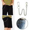 Long Trousers Rock Punk Keyring HipHop Jewelry Jean Keychain Clip Wallet Belt Chain