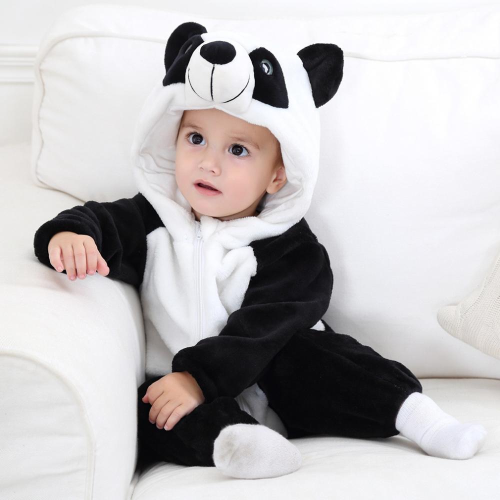 Piżama Onesie Kostium Przebranie Śpiochy Panda Niemowlę 80: 65-75 Cm