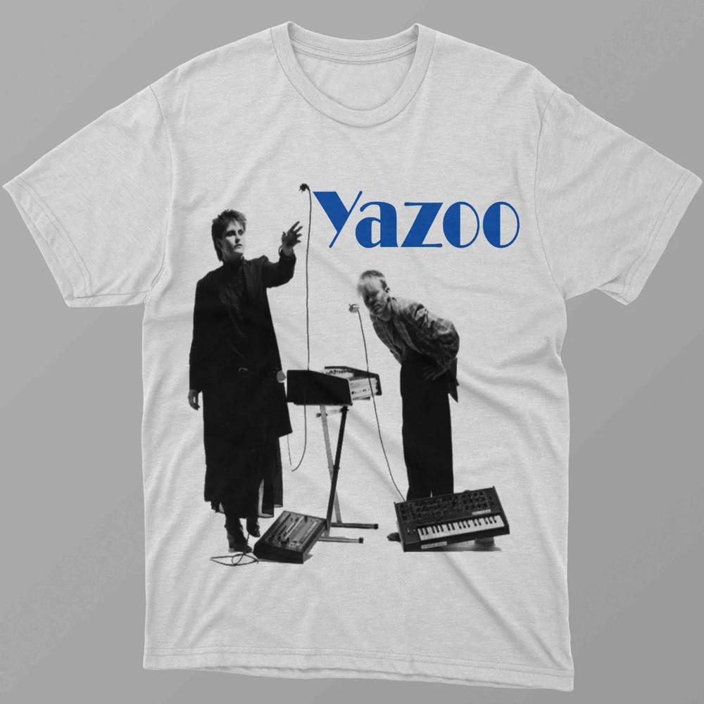 YAZOO Группа Любитель Музыки Плотный Хлопок Белый Все Размеры Футболка TR455 Унисекс Футболка