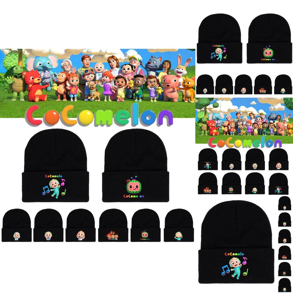 Шапка-бини Jj Вязаная шапка С принтом Боне Детская теплая шапка Хип-хоп Косплей