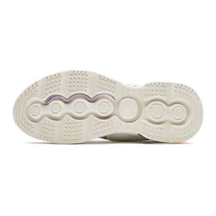 Anta Kids Energy Ring Comfortable Trendy Non-Slip Wear-Resistant Low-Top Running Shoes Kids Running Shoes White Pink Purple 322345512-1