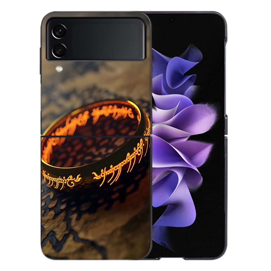 Чехол для телефона L-Властелин К-Колец Для Samsung Z Flip 6 7 5G Galaxy Z Flip 5 4 3 5G Чехлы Ударопрочный Жесткий Чехол ТПУ