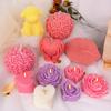 Животное, щенок, цветок, собака, силиконовая форма для свечи, сердце, роза, мыло, смоляная форма, свеча с ароматом для губ на День святого Валентина, подарок, свадебный декор