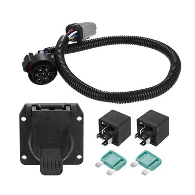 7-контактный жгут проводов прицепа Motoforti с разъемом для Ford F-250 Super Duty (1999-2001), Пластик, Черный, 1 Комплект