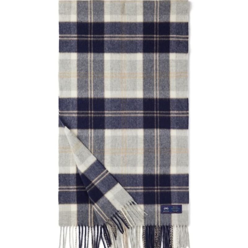 ABRAHAM MOON Шаль-шарф из мериносовой шерсти 50 см - Полузеленый серебристый