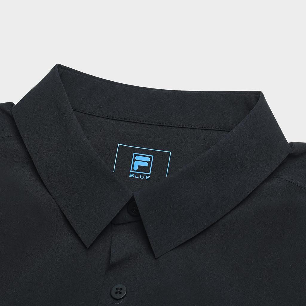 Новая футболка FILA BLUE мужская, цвет угольно-черный F11M442406F-BK