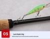 M-Tuned Black Fishing Rod: Long-Distance Cast, Light Hard, Plug-In, Cork Handle, 1.65m-2.7m