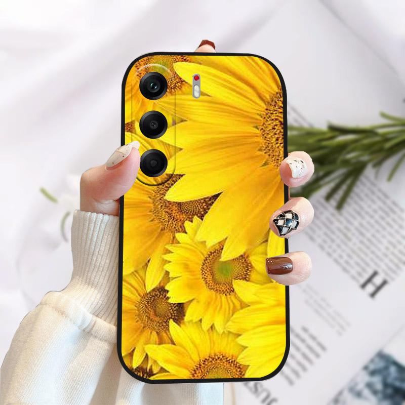 Для телефона Tecno Camon 40 Pro 4G 5G Чехол Мягкий Силиконовый Задняя Крышка Бампер Для Tecno Camon40 Pro 40Pro Защитный Fundas CM5 CM6 CM7
