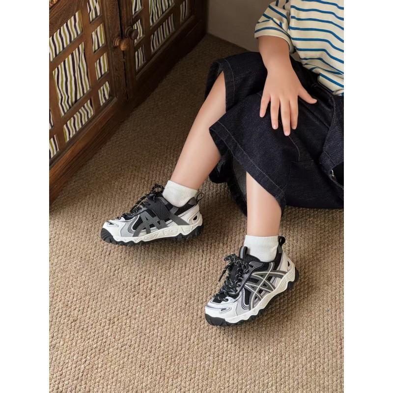 Kids Soft Sole Outdoor Sneakers Boys Girls Breathable Lightweight Rubber Casual Shoes Fall