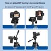 Professional DSLR Camera Phone Floor Stand & Tripod for Live Streaming and Photography