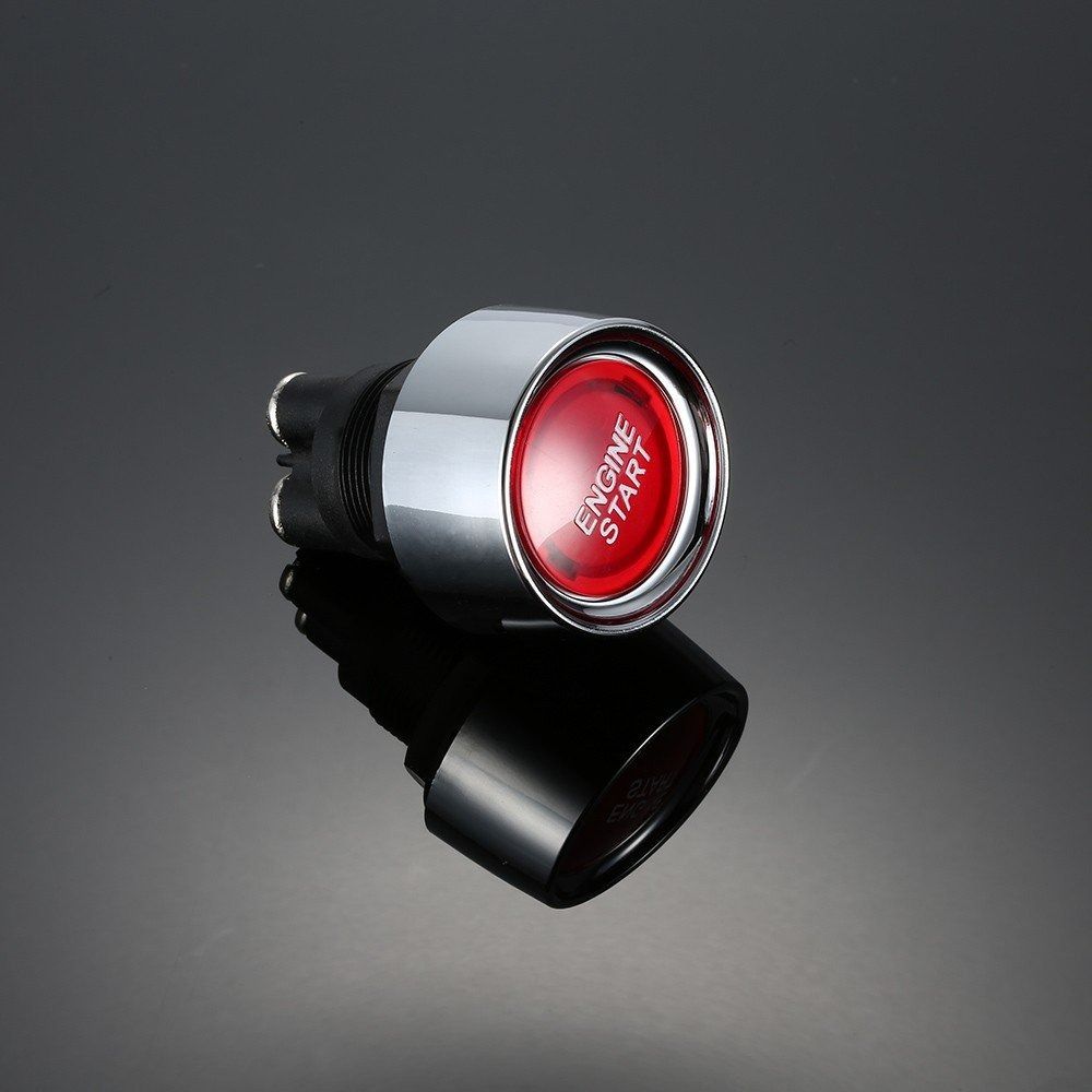LED Illuminated Push Button Switch Red Blue Green Start Button Starter Switch Automotive Use