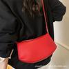 Niche Design Dumpling Armpit Bag 2025 Summer New Shoulder Messenger Bag High-end Versatile Lychee Pattern Saddle Bag