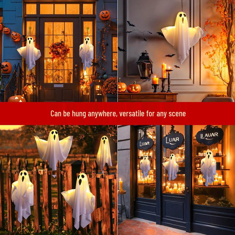 New Halloween LED Ghost Hanging Lights for Halloween Decor