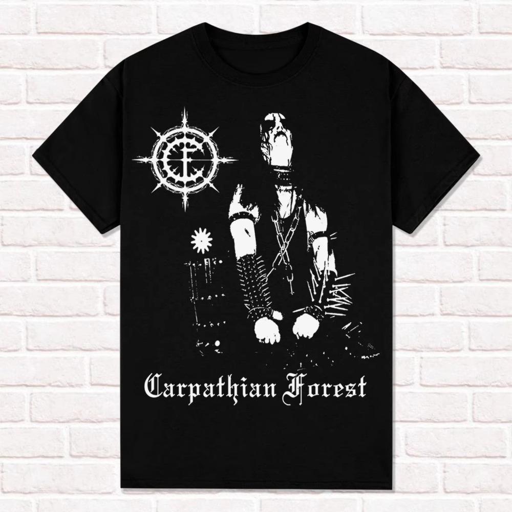 Футболка Carpathian Forest Мы Попадем в Ад за Это Норвежский Блэк-метал Лето Мужская Женская Топ Футболка Уличная Одежда Повседневная