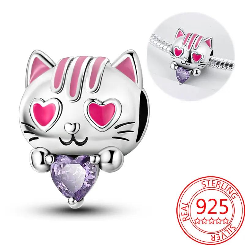 Exquisite Copper Little Monkey Embracing Red Heart Pendant Fit Bracelet Necklaces Party Pairing With Handmade Gifts