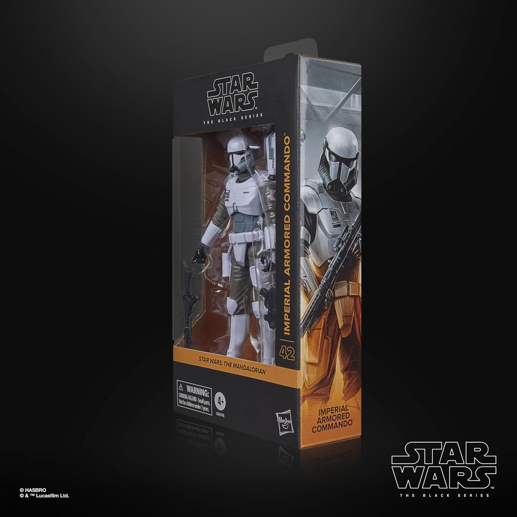 Hasbro Star Wars STAR WARS Black Series Imperial Armored Star The Mandalorian Collection 15 см Фигурка G0016 Подлинный продукт Commando, Wars