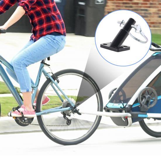 Сцепное устройство для велосипедного прицепа, адаптер для крепления велосипеда, прочный сплав, сменный соединитель для велосипедного прицепа, крюк, аксессуары для велосипеда