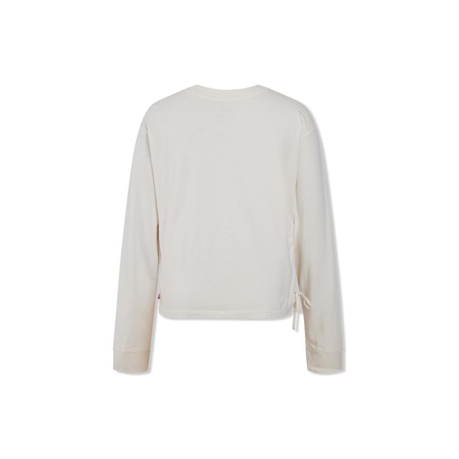 Женский пуловер Levis SS23 однотонный с круглым вырезом, бежевый A4939-0000