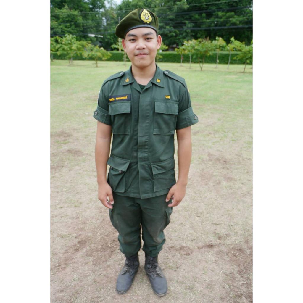 T Shirt Thai Student Military Soldier Thailand Undershirt Padded Shoulder Round O Neck V Neck Print Short Sleeve Quick Dry  Men Women Unisex