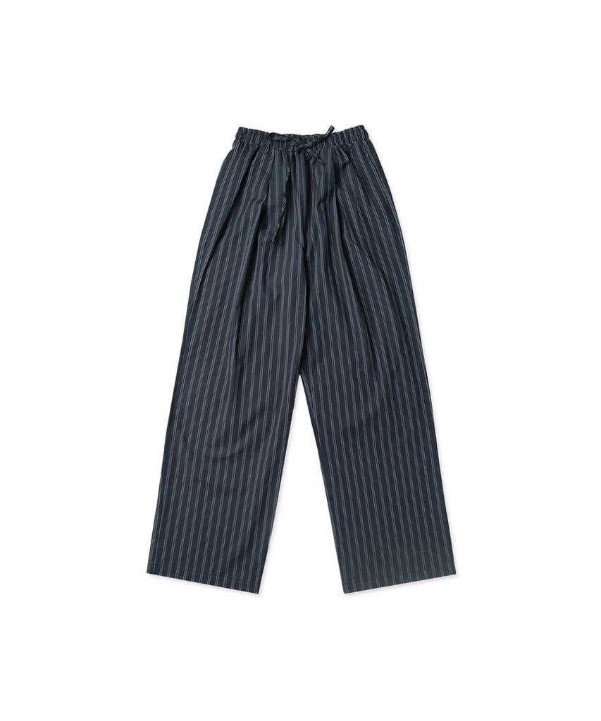 WITHOUT SUMMER Striped Easy Pants_Navy
