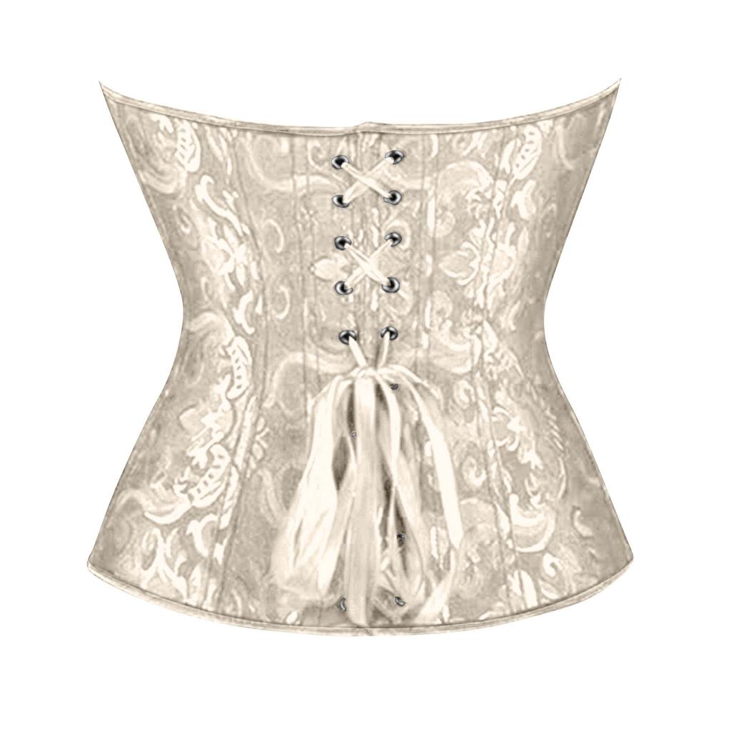 Женский сексуальный корсет на молнии с кружевом на спине, топ-бюстье, стринги, корректирующее белье