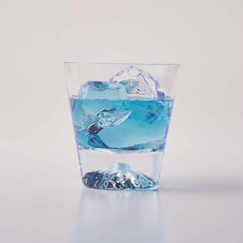 Tajima Glass Edo Glass Стекло Fuji в деревянной коробке.