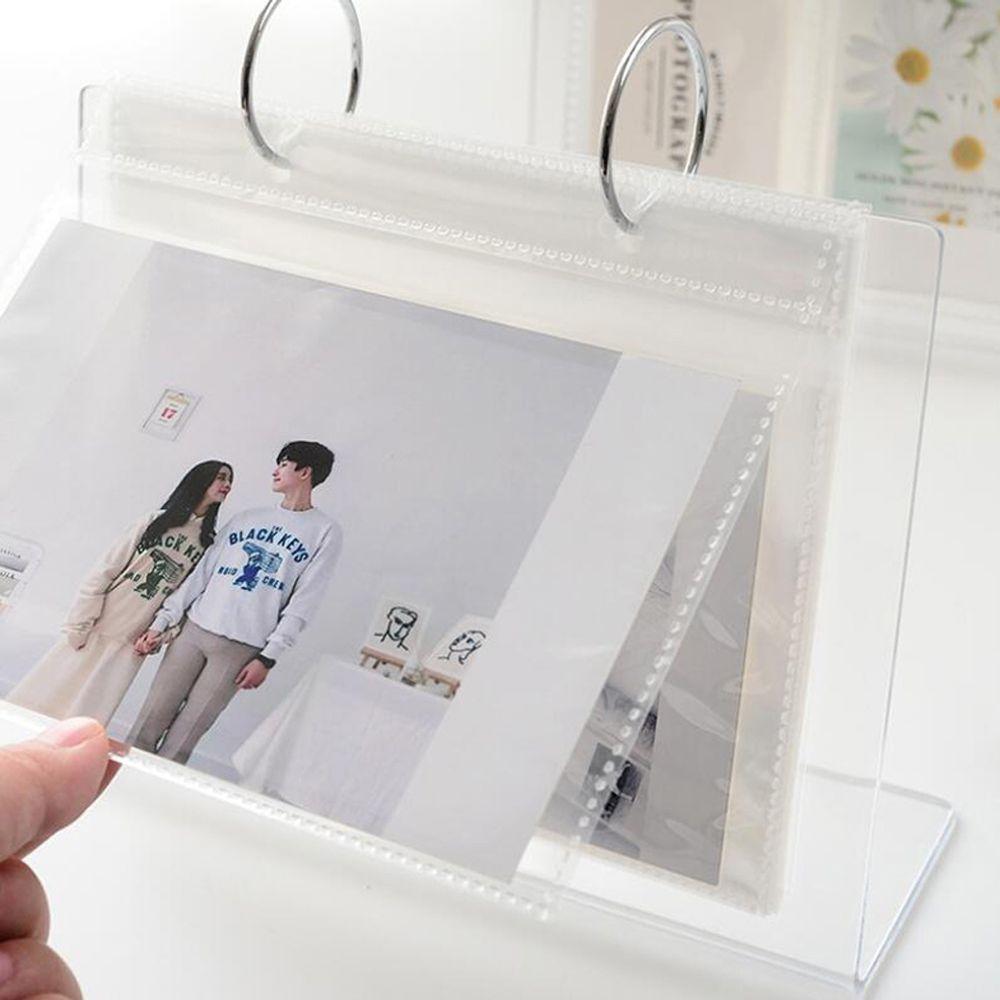 Multi-functional Organizer Storage Card Booklet Acrylic Photo Frame Picture Case Photo Album