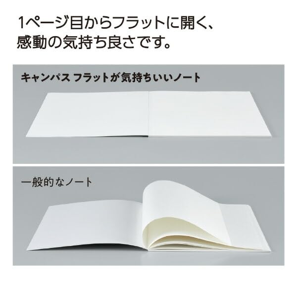 KOKUYO Campus Flat Notebook Dotted Ruled A-Ruled Blue Set of 10 No-FL3CAT-B