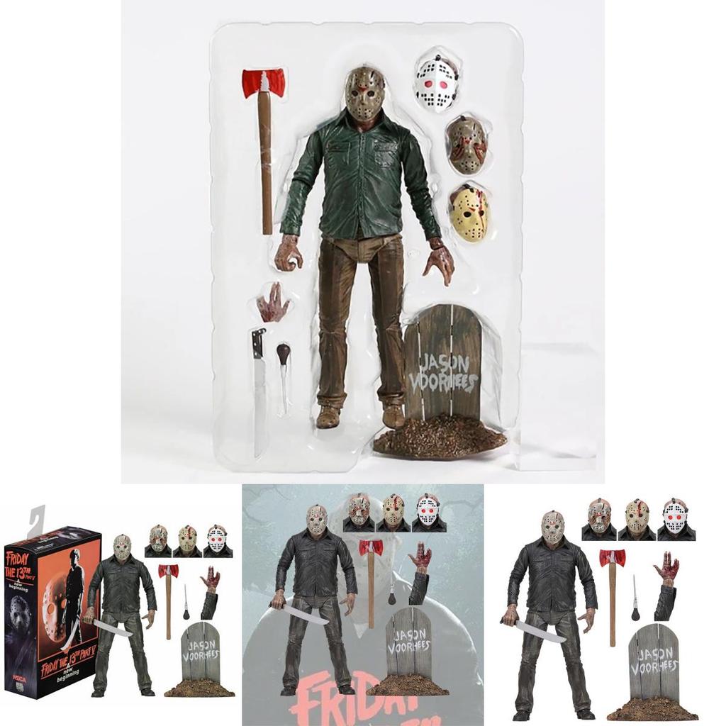 1980 Version Jason Action Figure Model Neca Friday The 13th Deluxe Edition Creative And Terrifying