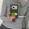Милый трехмерный мультяшный держатель для куклы ins15 для iPhone17promax Apple 16 чехол для мобильного телефона 15pro