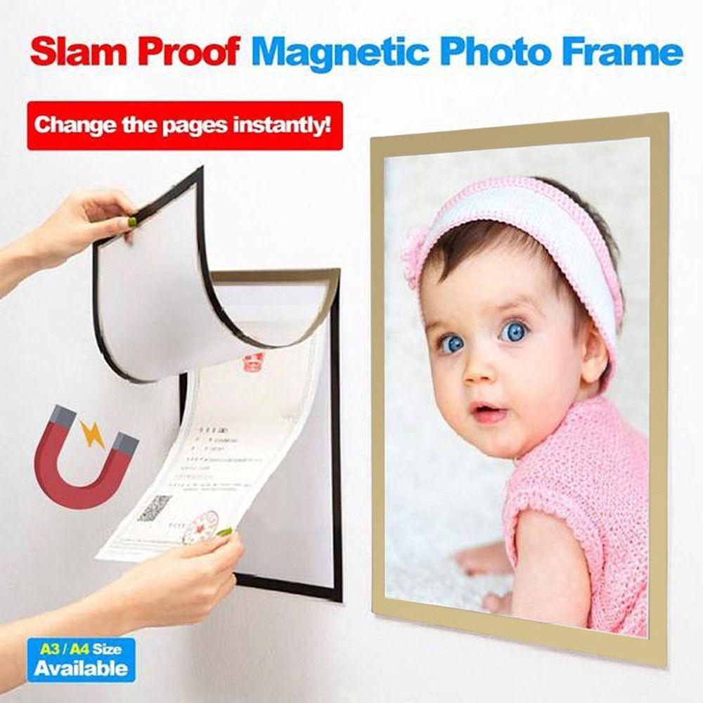 Poster Certificate Artwork Magnetic Picture Frames A4 8.5x11inch Magnetic Display Board
