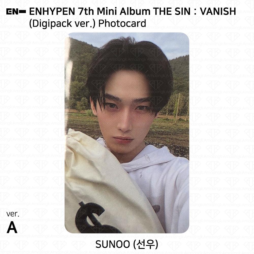 ENHYPEN 7-й мини-альбом THE SIN:VANISH Digipack версия. Фотокарточка KPOP K-POP