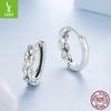 Twist Line Ear Buckle Female Cold Wind S925 Sterling Silver Earrings Earrings
