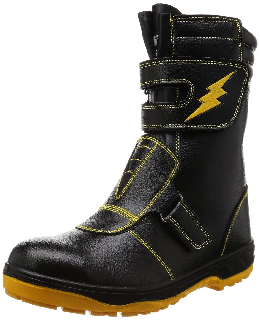 Fukuyama Rubber and Safety Shoes Captain Pro Safety 3 Black Oil-proof Anti-static High-cut 29.0cm