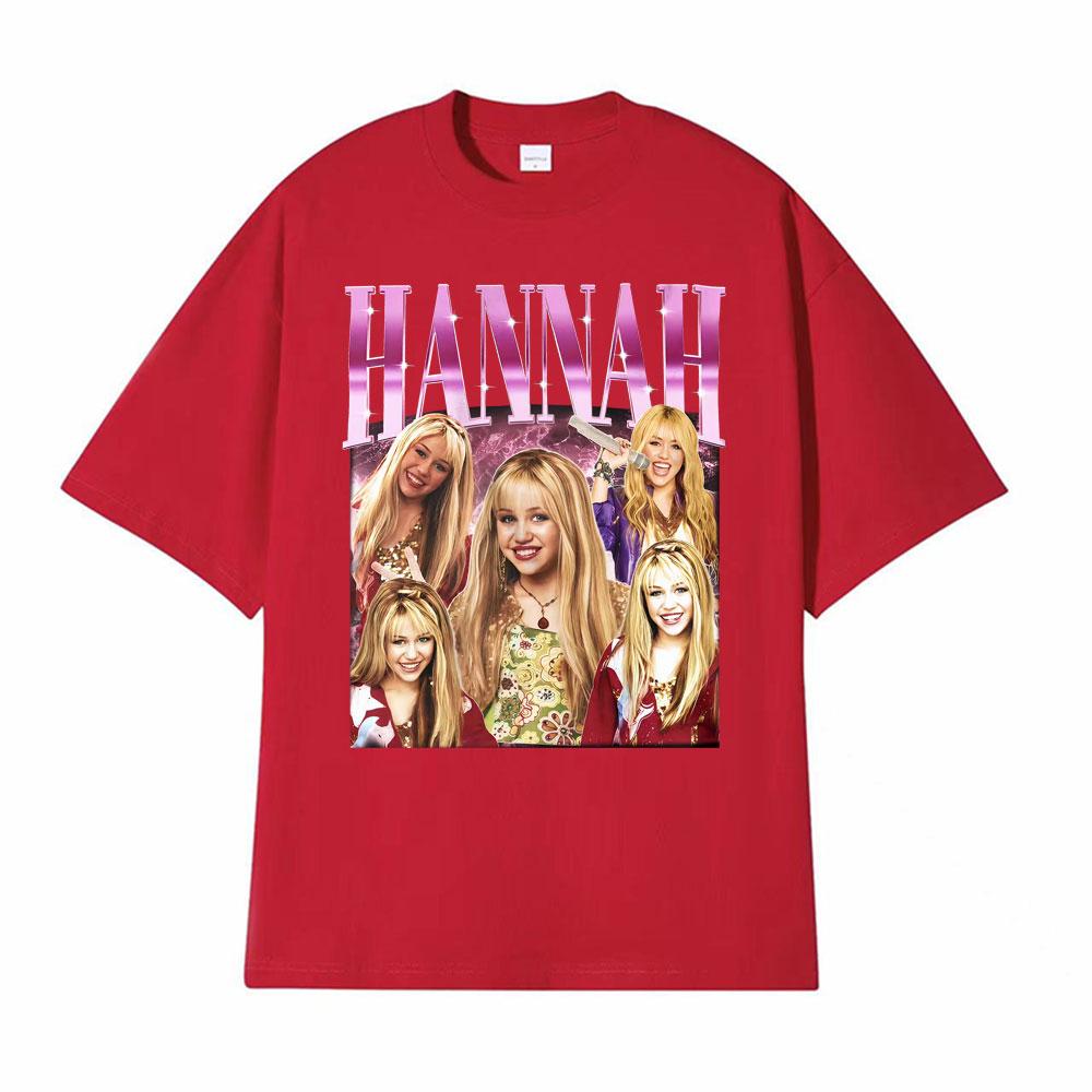 Limited Retro Hannah Montana Movie T Shirts Men Women Harajuku High Street Oversized Tshirt Casual Comfort Short Sleeve T Shirt