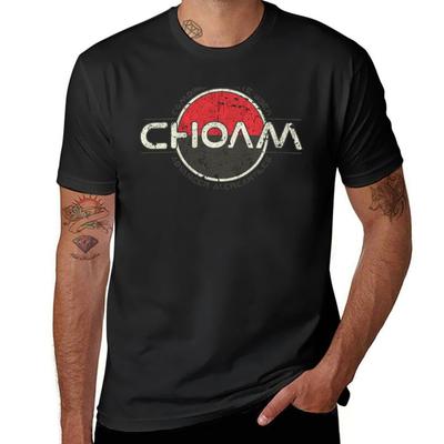 CHOAM Однотонные футболки графика для мальчиков топы с принтом животные мужская одежда