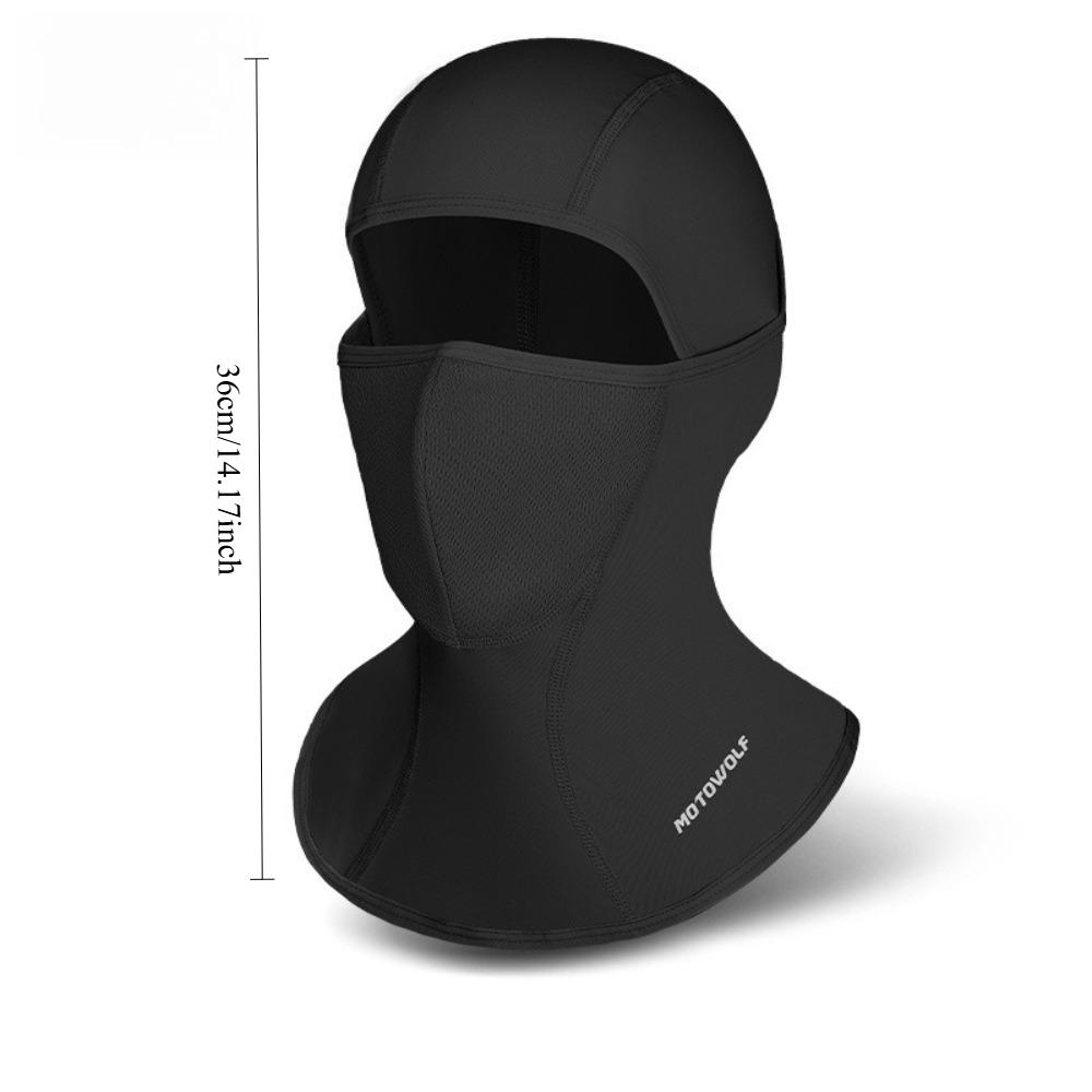 Летний головной убор из ледяного шелка для езды на мотоцикле, пылезащитная маска для лица с длинным покрытием шеи для использования на открытом воздухе
