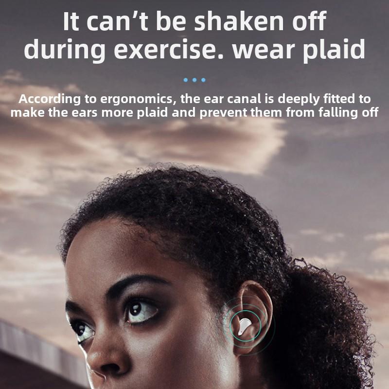 Новая гарнитура Bluetooth 5.0 с шумоподавлением, спортивная игровая гарнитура, внутриканальные наушники с длительным сроком службы, высокая мощность, беспроводная