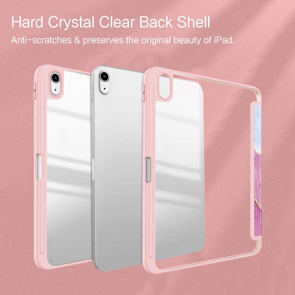 Чехол для iPad A16 11 дюймов Чехол для iPad 11-го поколения с держателем для карандашей Чехол для iPad 10-го 11-го поколения Автоматический сон/пробуждение iPad (А16)