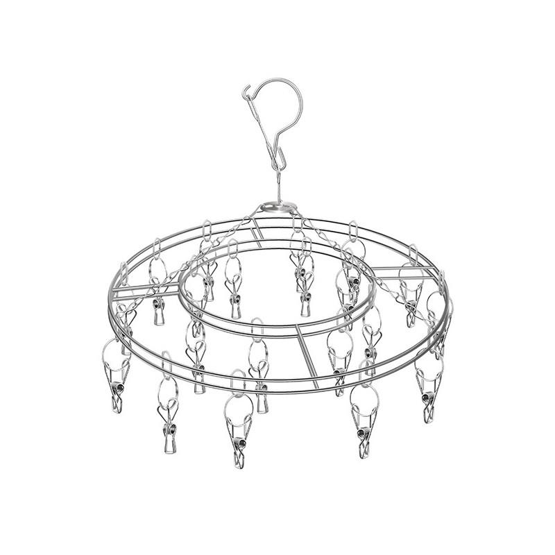 20 Нержавеющих Прищепок Сталь Носки для Стирки Белья Сушилка Стойка Принадлежности